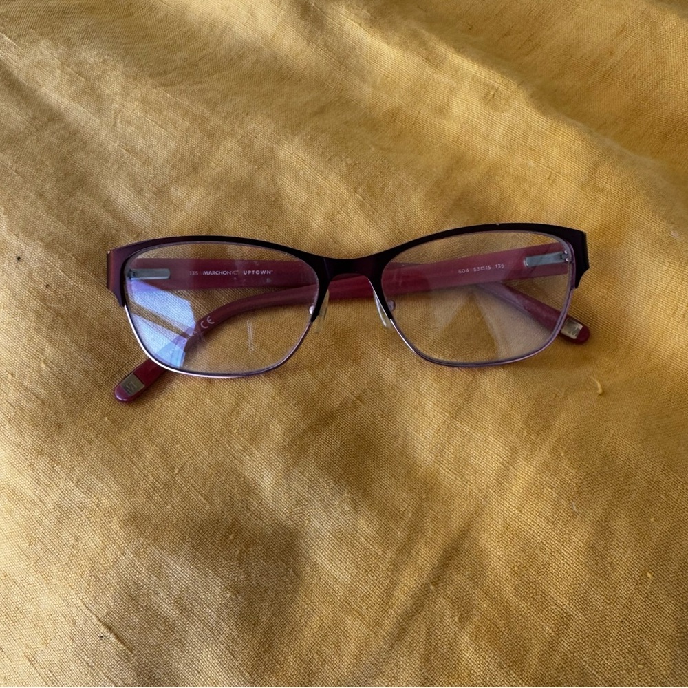 Rose colored frames by Marchon NYC